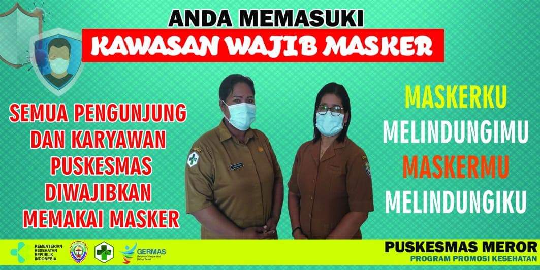 PKM Meror Rutin Lakukan Kegiatan Pencegahan Covid 19